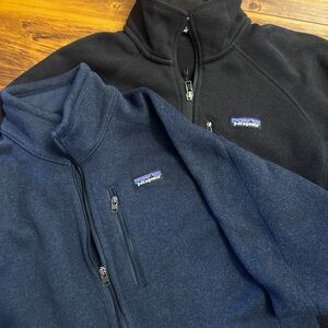 Patagonia Men's Zip-Up Sweaters in Black and Navy